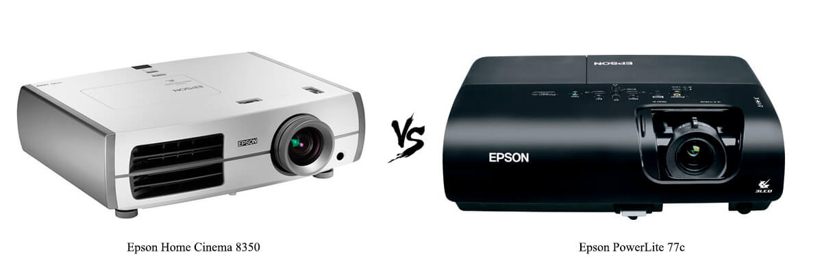Epson Home Cinema 8350 vs Epson PowerLite 77c