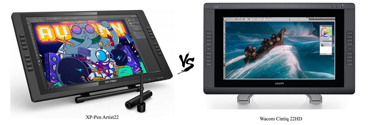 XP-Pen Artist22 vs Wacom Cintiq 22HD